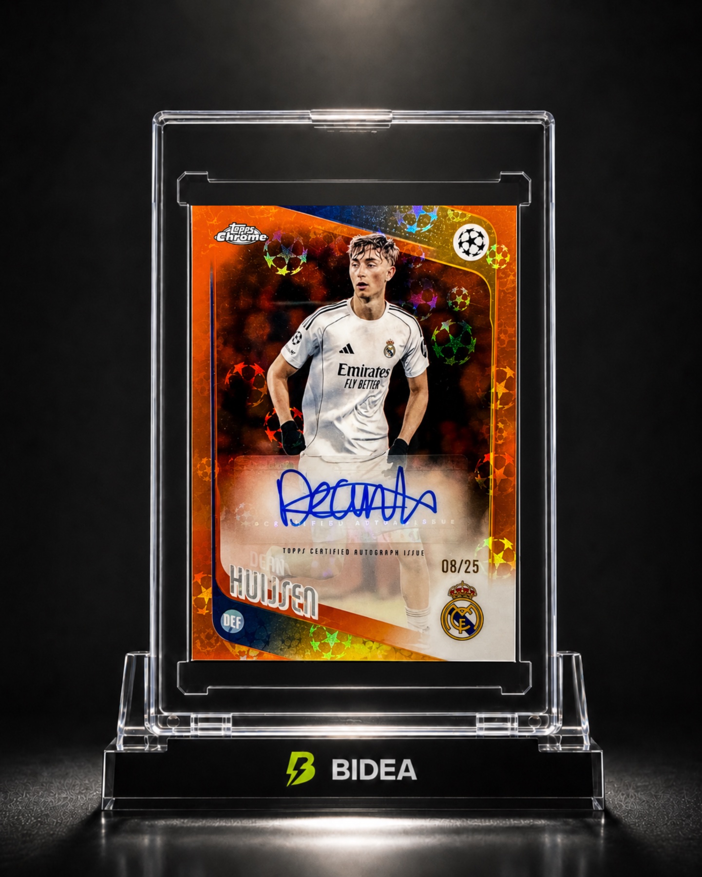 Dean Huijsen – Real Madrid 🇪🇸 autógrafo certificado por Topps