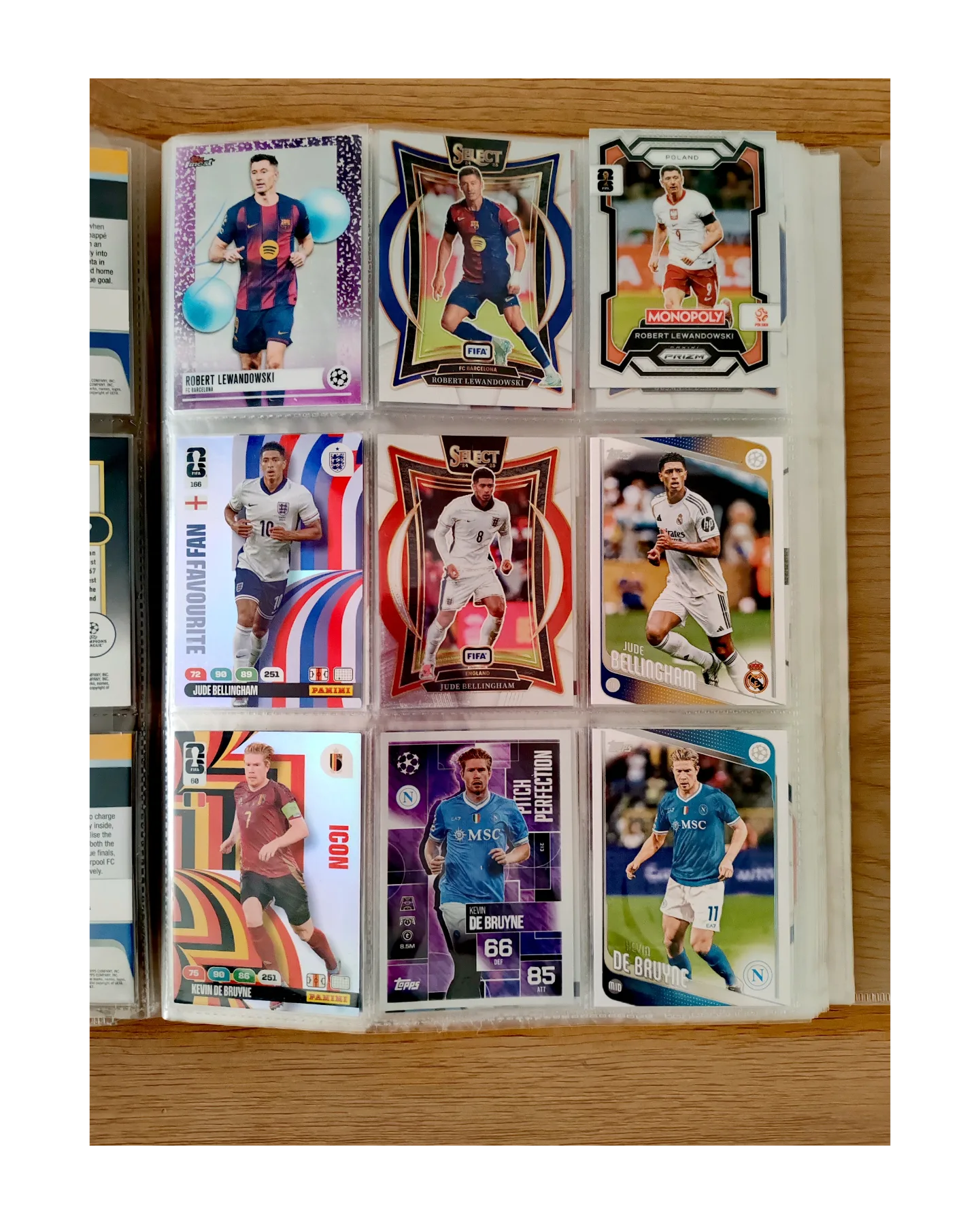 9 TARJETAS FUTBOL TOPPS Y PANINI