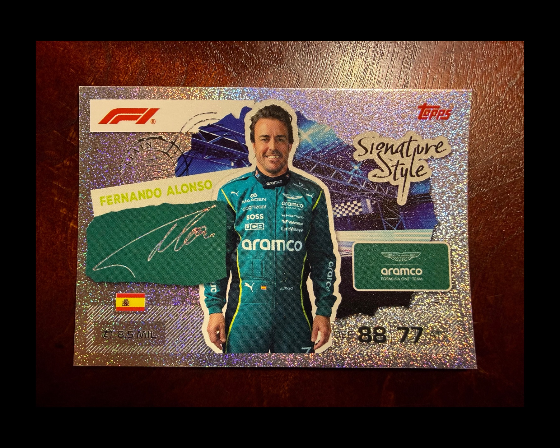 2026 Topps Turbo Attax - Fernando Alonso SIGNATURE STYLE #277