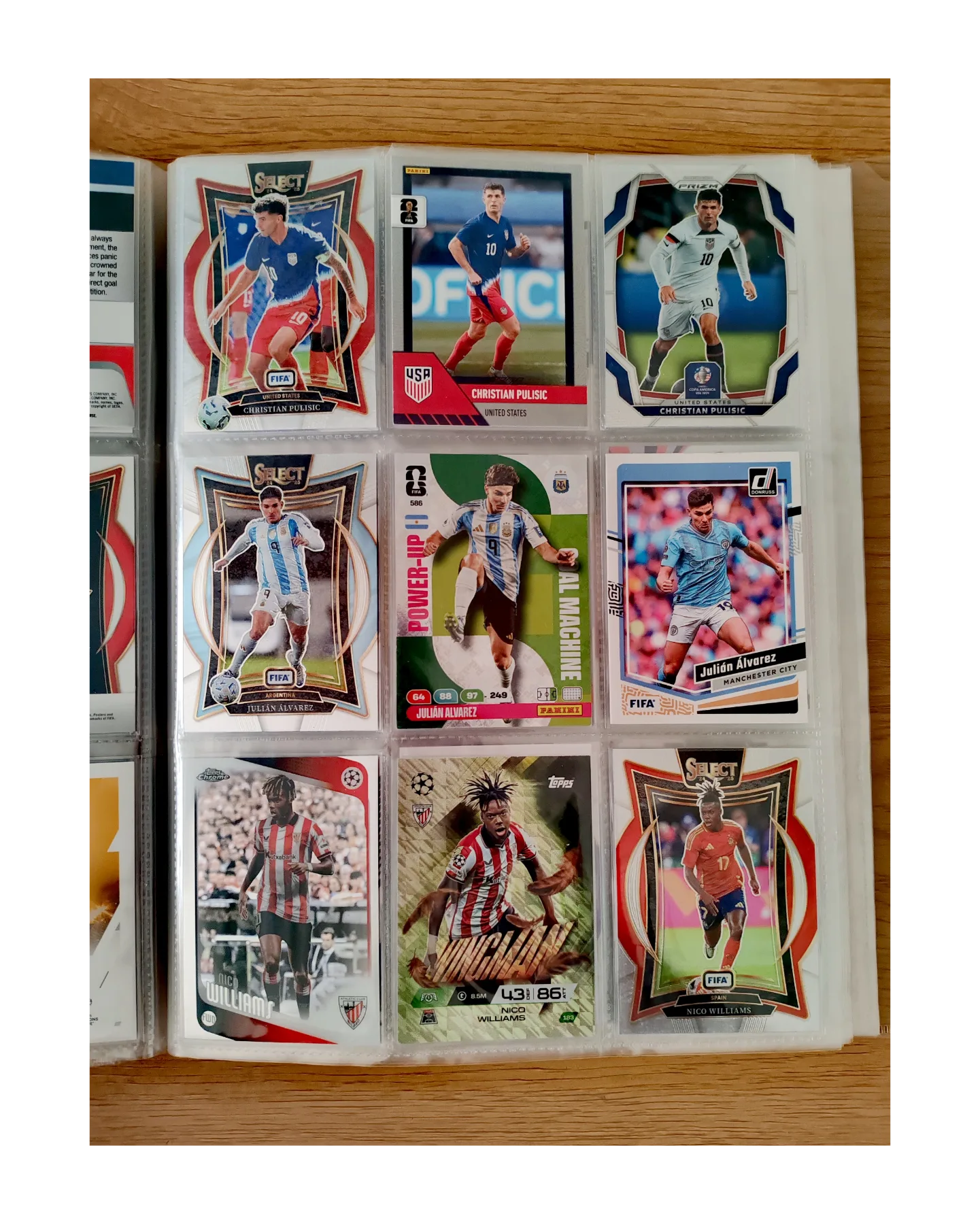 9 TARJETAS FUTBOL TOPPS Y PANINI