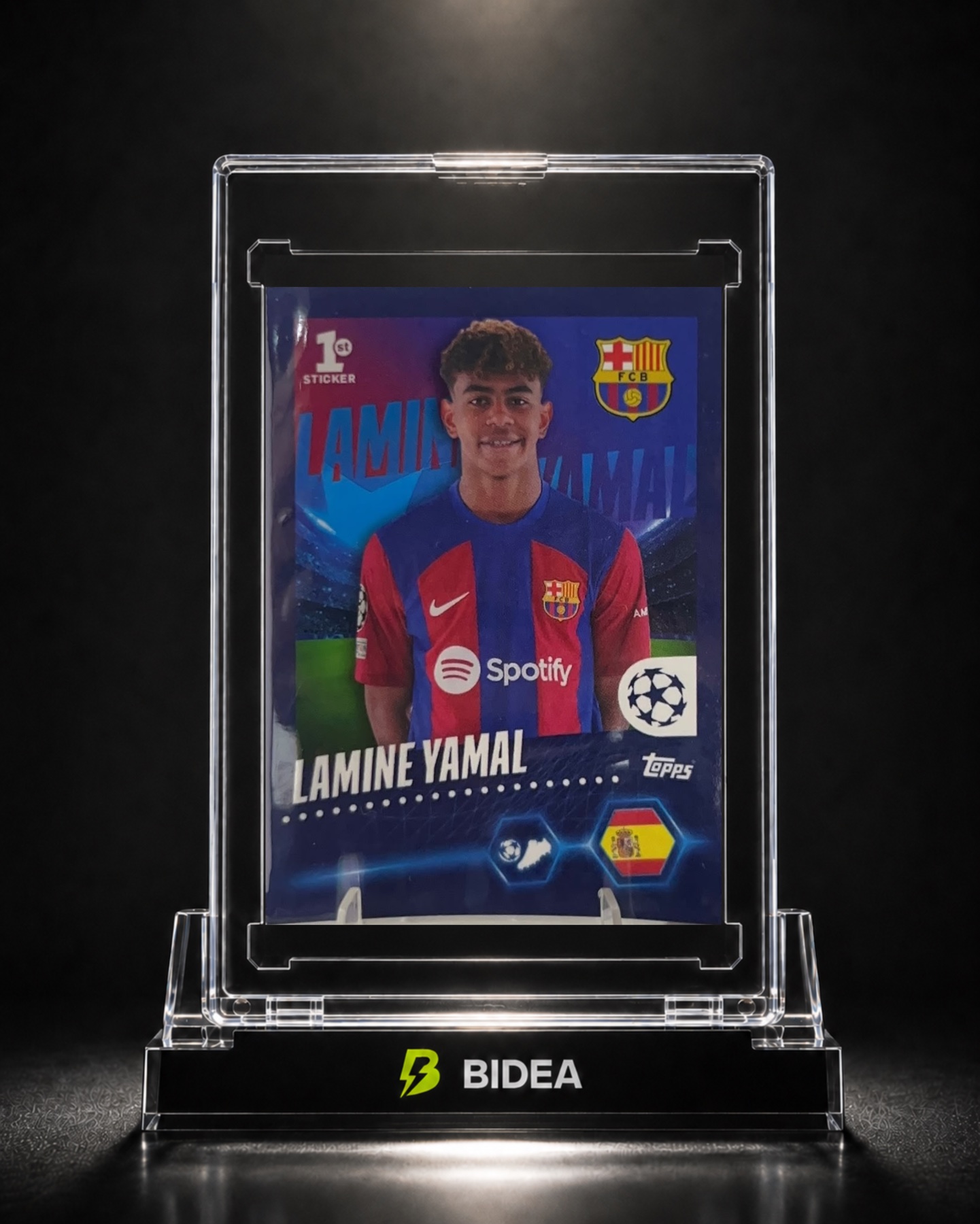 2023-24 Topps Champions League Lamine Yamal Rookie 1st Sticker Barcelona #138