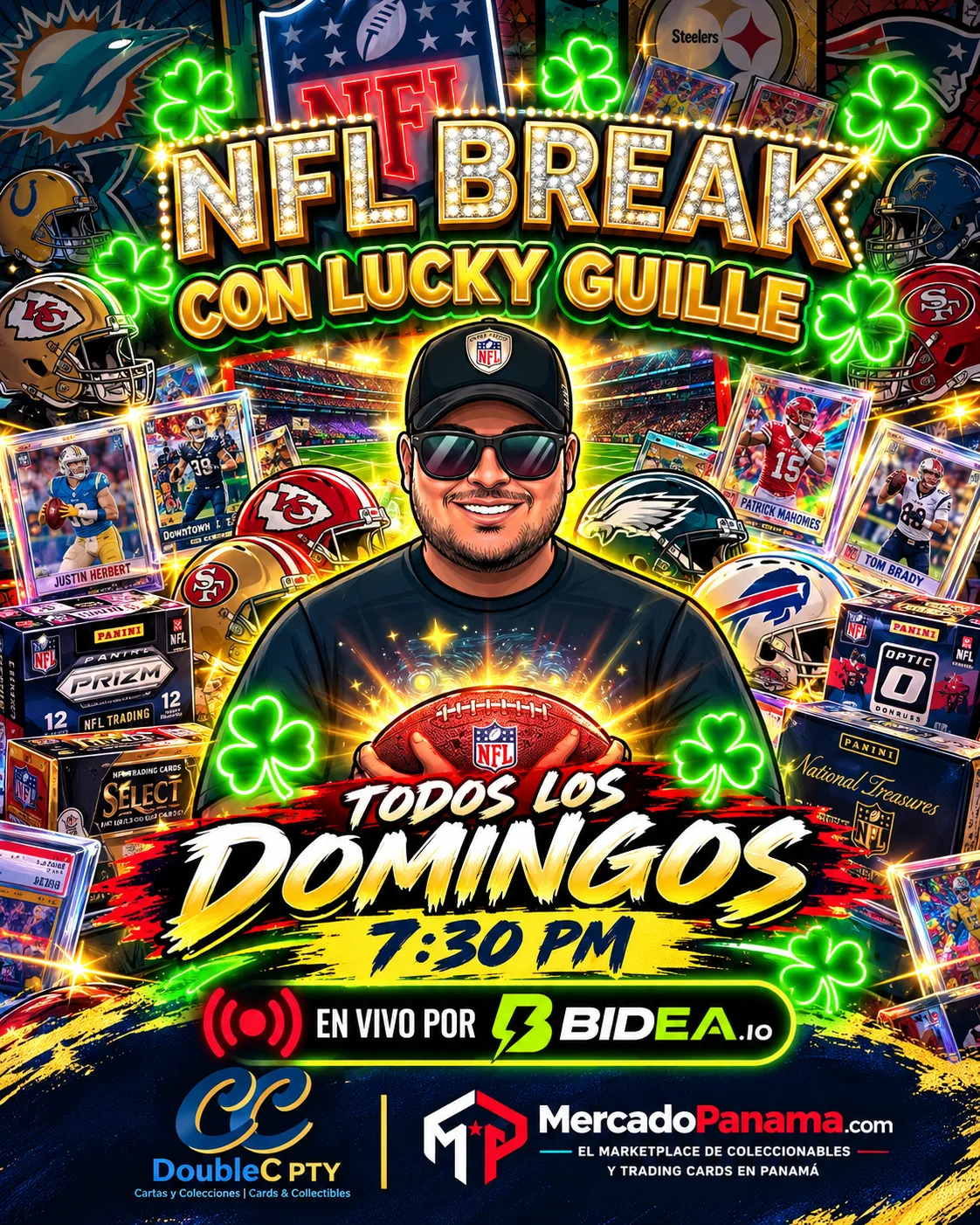 DoubleC PTY presenta: NFL BREAK con Lucky Guille