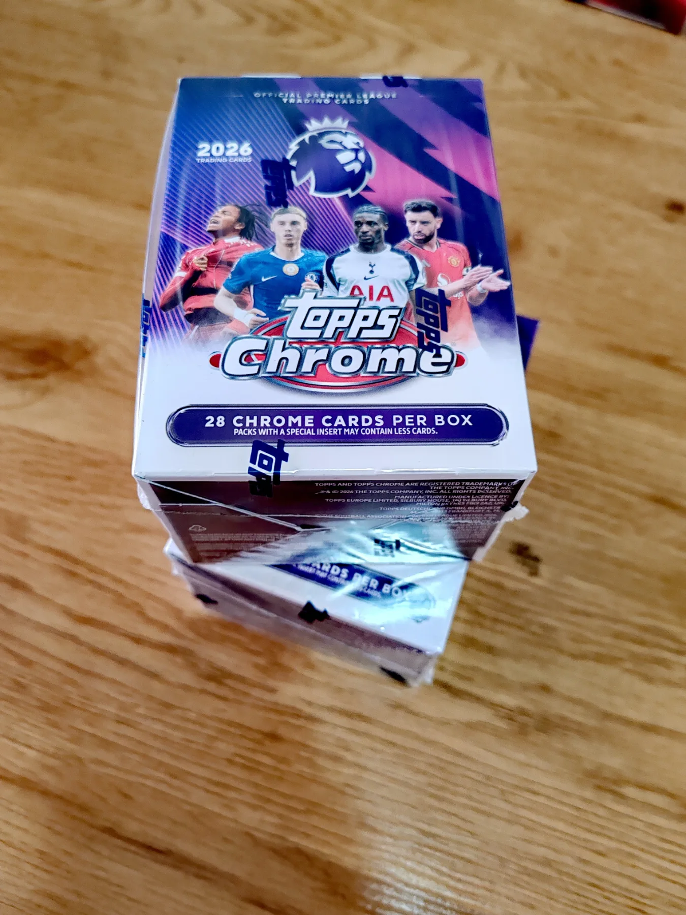 Caja de valor topps Chrome Premier 2026
