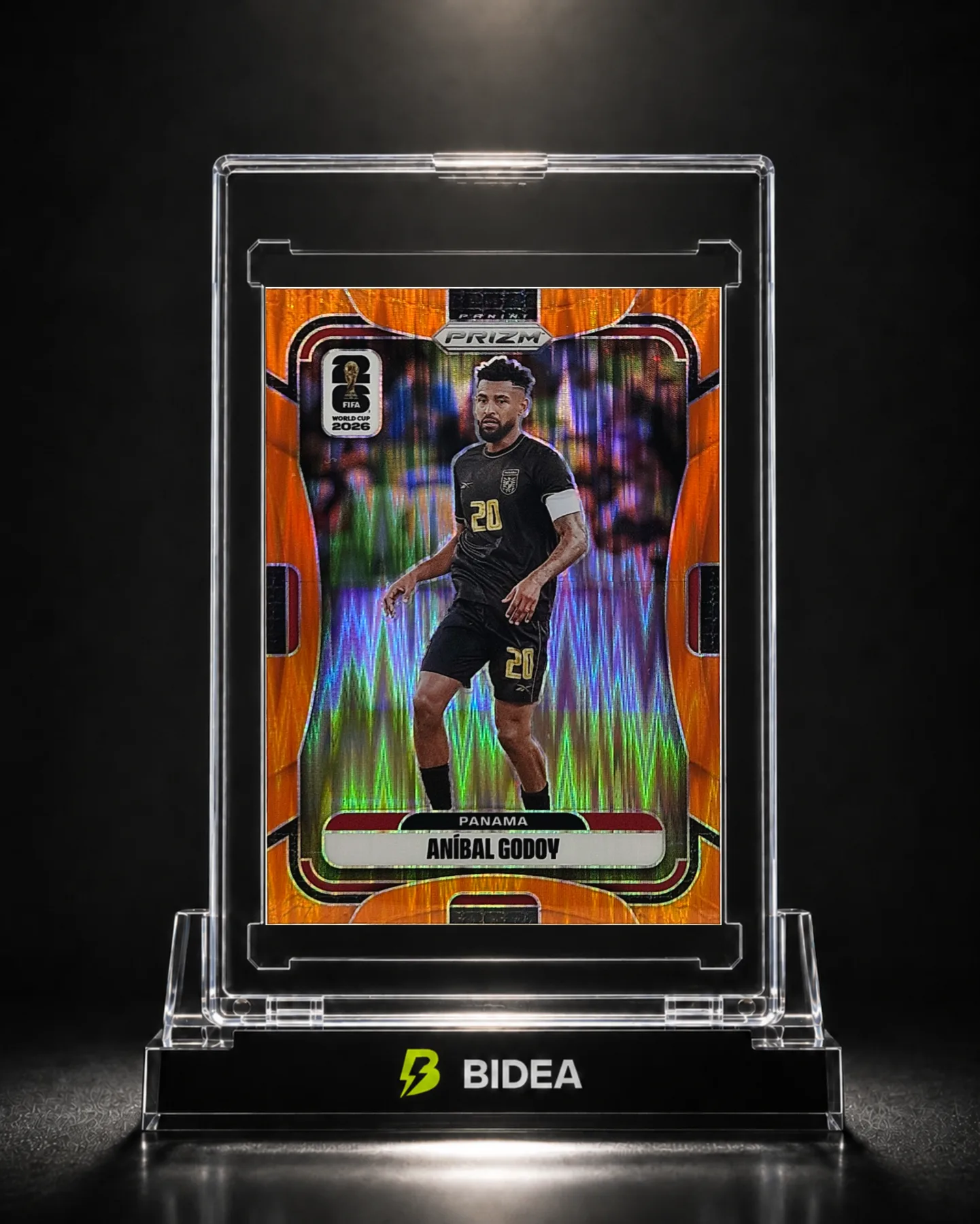 Anibal Godoy Panini Prizm Fifa World Cup 2026 Orange Silver Wave #337 Panamá /315