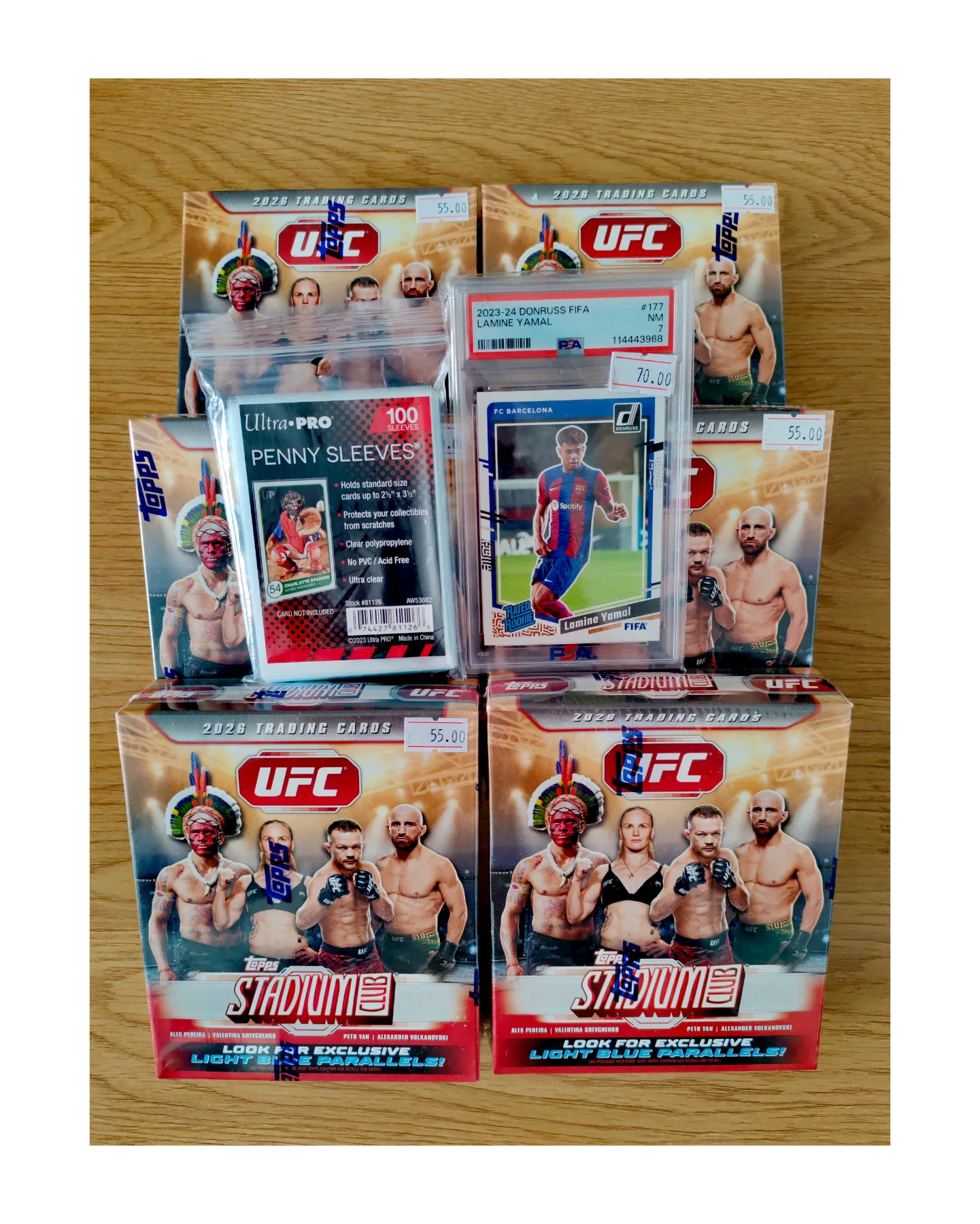 6 megabox UFC + Yamal PSA 7