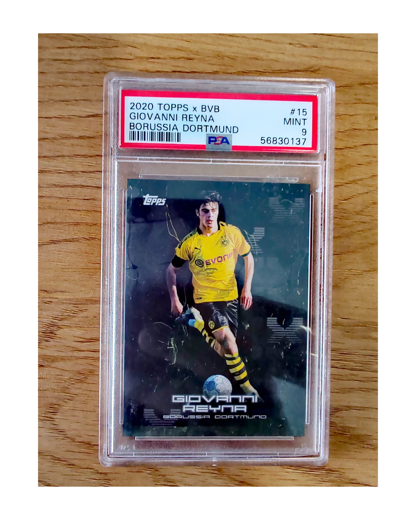 2020 topps BVB REYNA PSA 9