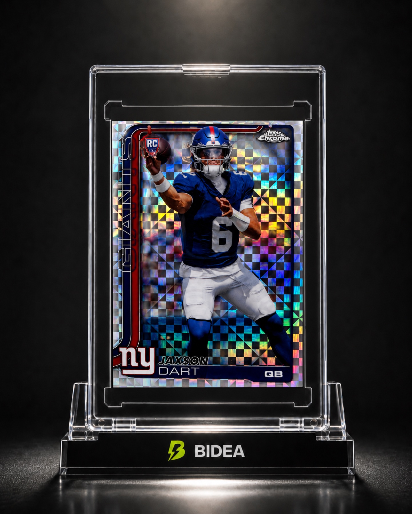 Jaxson Dart – Topps Chrome Rookie Card