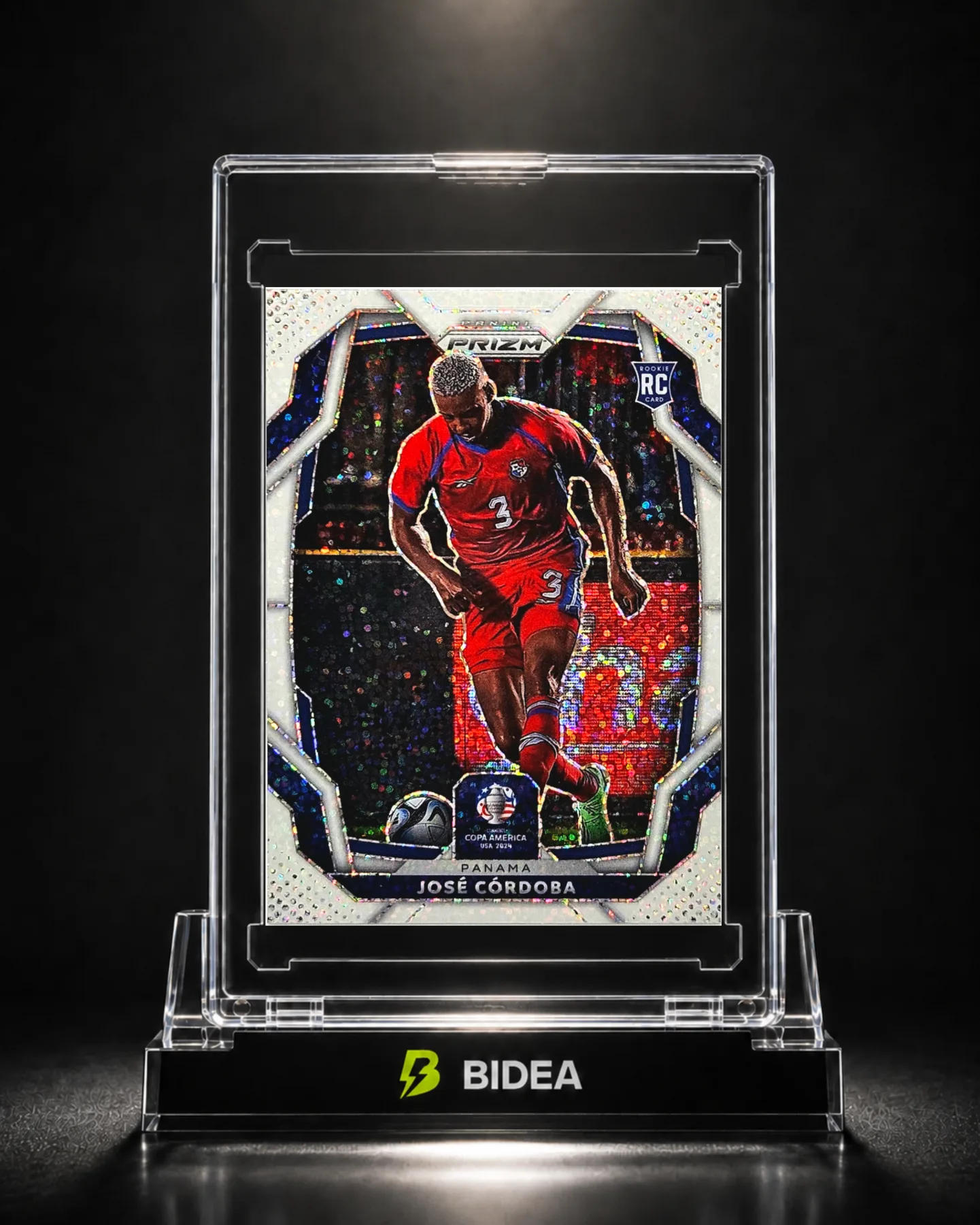 José Coto Córdoba Panini Prizm Copa América 2024 Rookie Card White Sparkle #149
