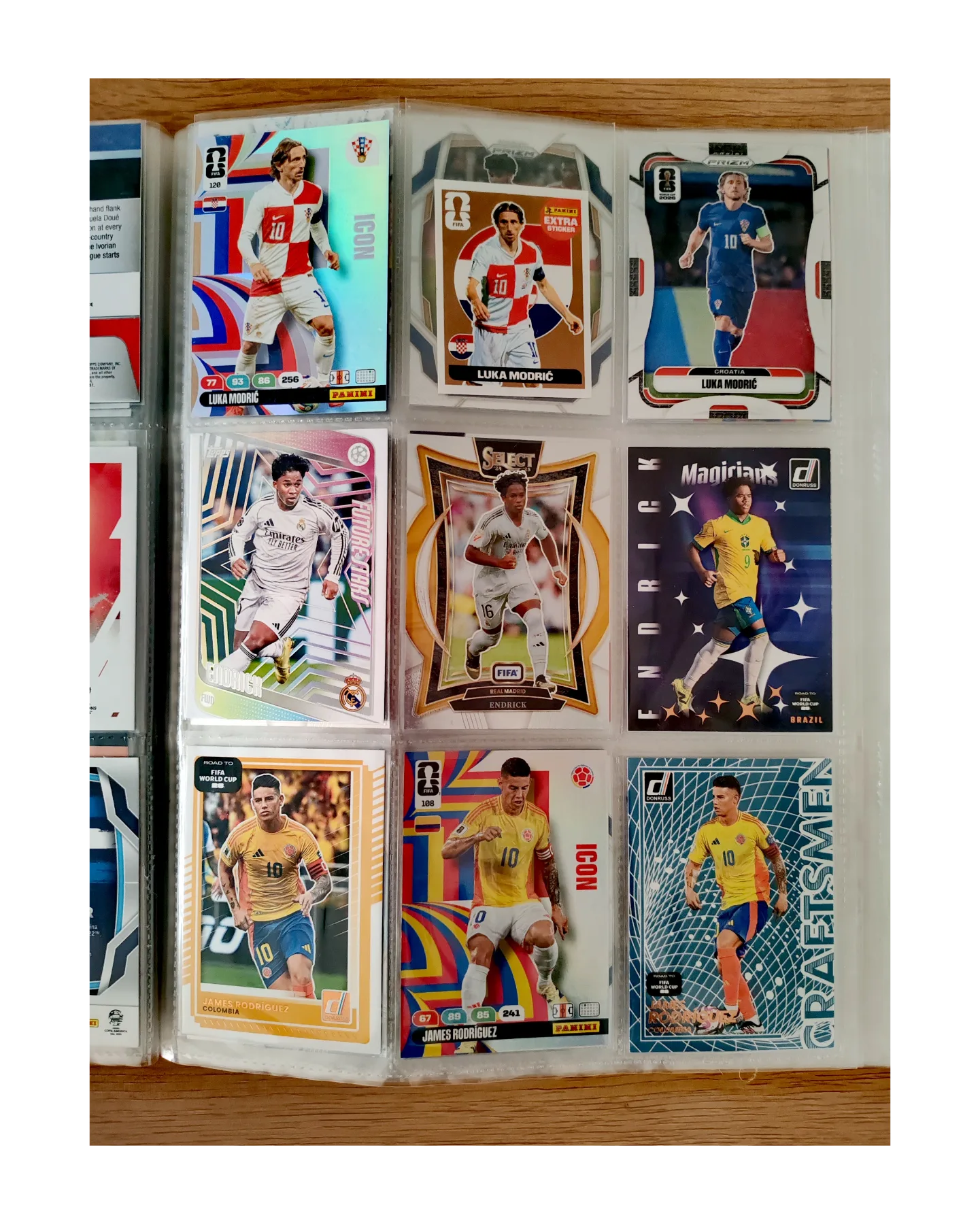 9 TARJETAS FUTBOL TOPPS Y PANINI
