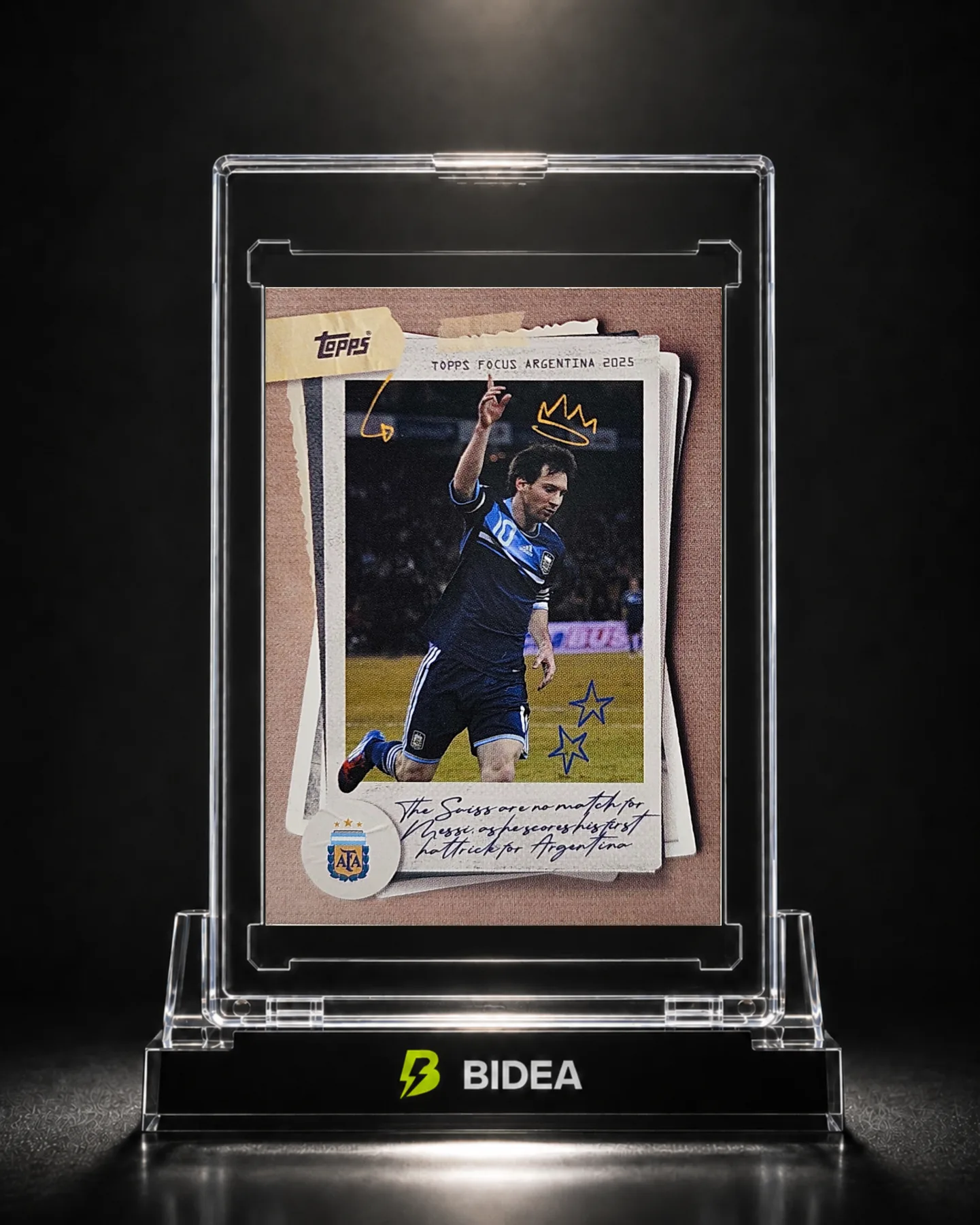 Lionel Messi Topps 2025 Focus Argentina #49