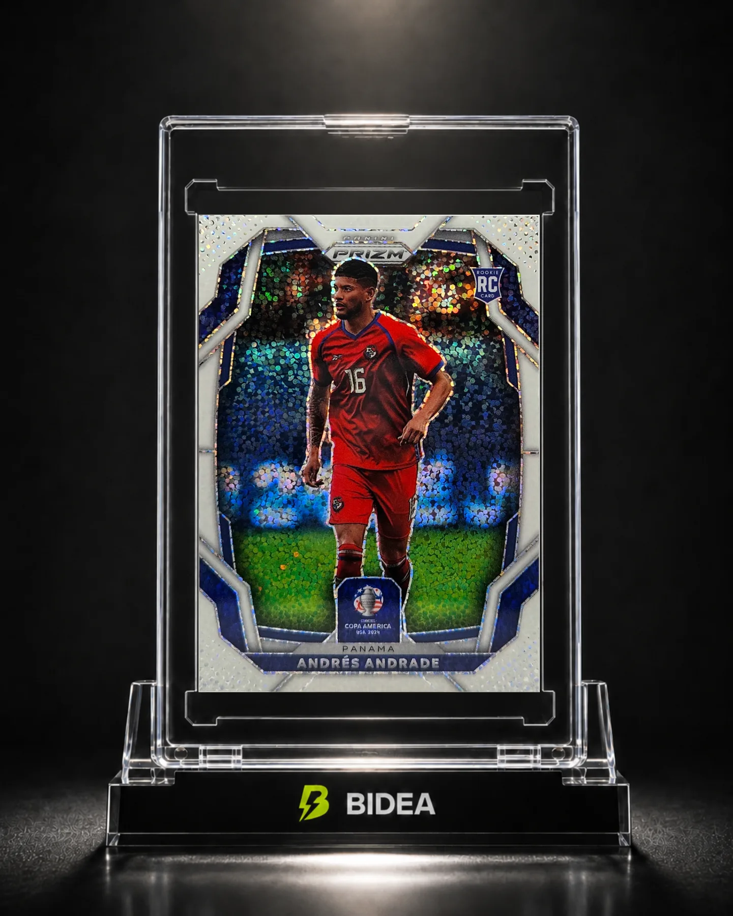 Andres Andrade Panini Prizm Copa América 2024 Rookie Card White Sparkle #143
