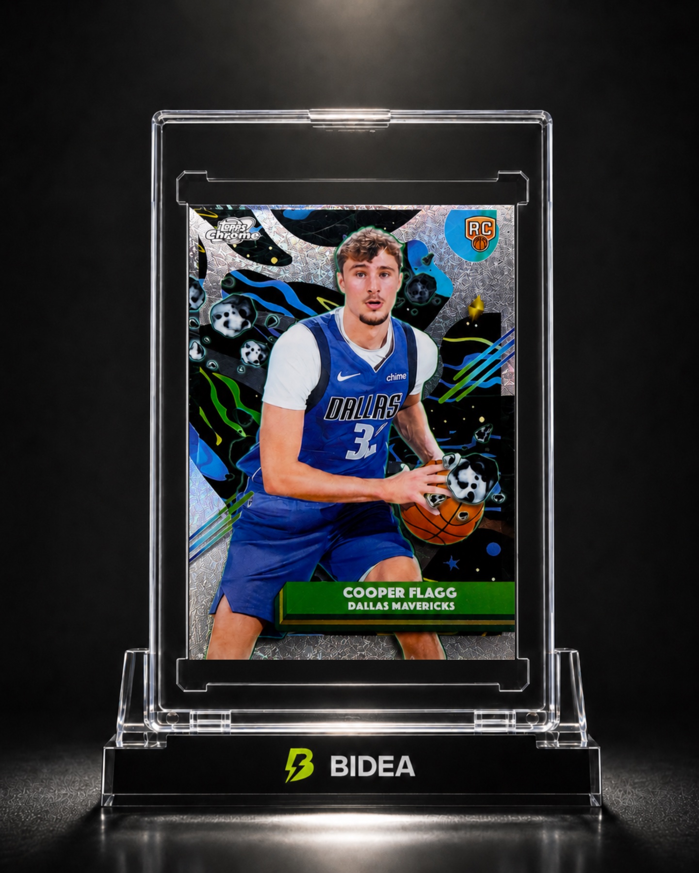 Cooper Flagg – Topps Chrome Rookie Card – Dallas Mavericks 2025 Topps Cosmic Chrome