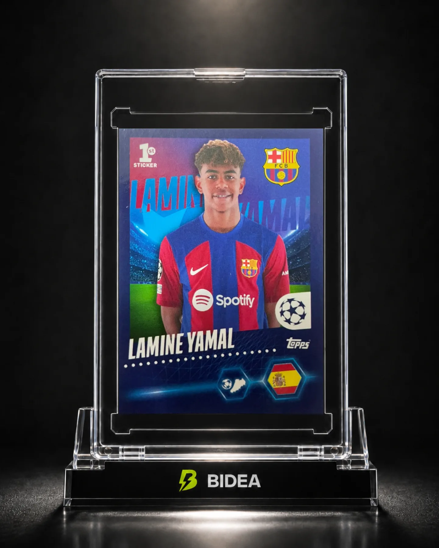 1 st stickers topps Lamine Yamal